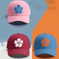 Casquette Fleur Hibiscus...